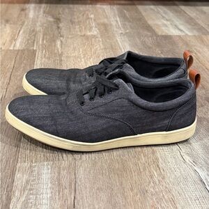 Steve Madden Charcoal Canvas Men's Slip-Ons